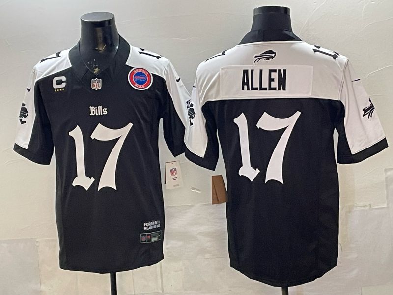 Men 2026 Buffalo Bills #17 Allen Black 7th generations Nike Limited NFL Jersey style 06